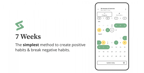 7 Weeks Simplest Habit and Goal tracking Cover