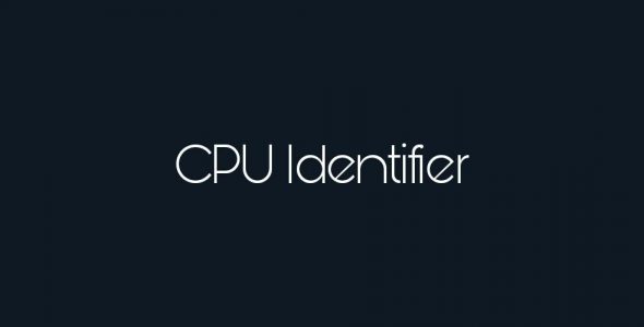 CPU Identifier Pro