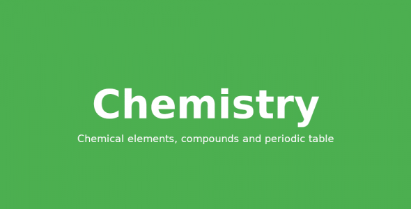 Chemistry Cover