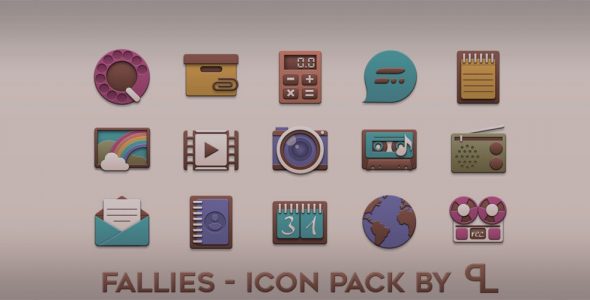 Fallies Icon pack Chocolat