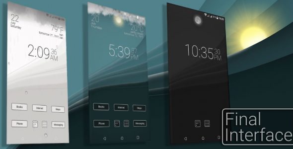 Final Interface launcher animated weather