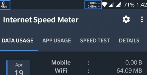 Internet Speed Meter