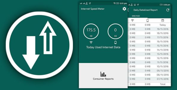Internet Speed Meter Live 1.8 Apk + Mod for Android 1 Internet Speed Meter Live