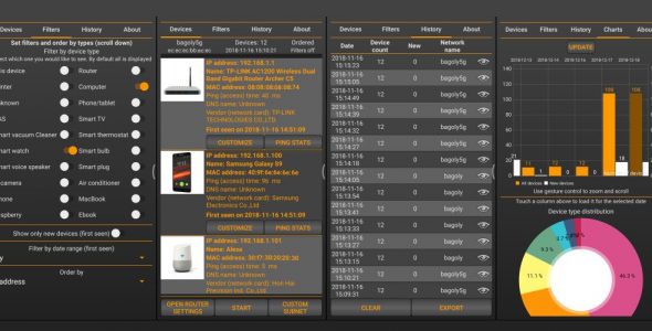 Network Scanner IP scanner Who uses my WiFi Full Cover