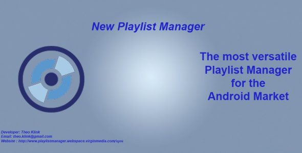 New Playlist Manager