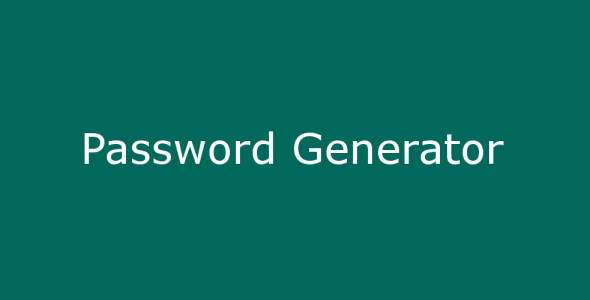 Password generator 1