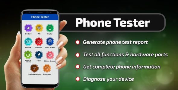 Phone tester – Test my mobile & Diagnose Android 1.0 Apk for Android 1 Phone tester – Test my mobile Diagnose Android