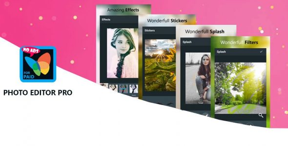 Photo Editor Pro – Filters Sticker Collage Maker