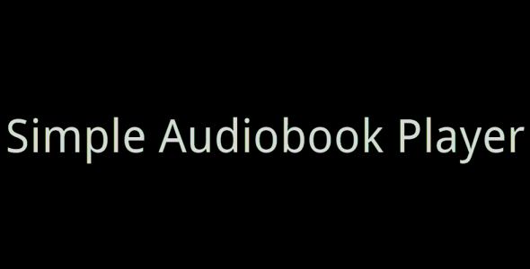 Simple Audiobook Player 1