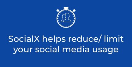 SocialX Screen Time Blocker Limit Screen Time Cover