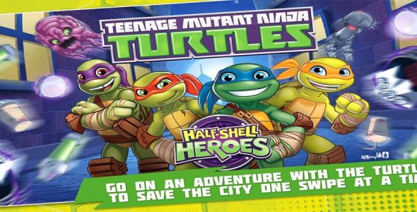 TMNT: Half-Shell Heroes 1.0 Apk + Data for Android 1 TMNT Half Shell Heroes Cover