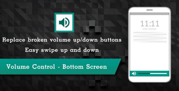 Volume Control - Bottom Screen 1.2.1 Apk for Android 1 Volume Control Bottom Screen