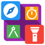 smart tools compass calculator ruler bar code