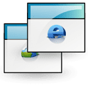 Floating Browser Flux logo