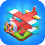 Merge Plane Click Idle Tycoon Logo