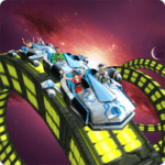Roller Coaster Simulator Space Logo