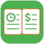 green timesheet shift work log and payroll app