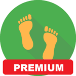 iwalktoo premium walk tracker pedometer