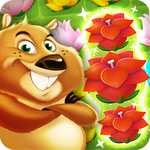 puzzle paws match 3 adventure logo