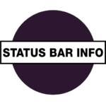 status bar info