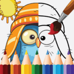 tiny touches animals baby coloring book