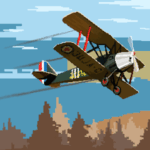 Warplanes 1944 WW2 War Flight Logo