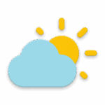 simple weather clock widget