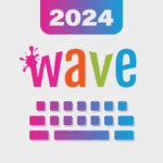 wave animated keyboard emoji