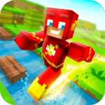 Crossy Creepers Marvel Island Block Survival Logo