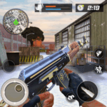 Frontline Combat Sniper Strike Modern FPS hunter Logo