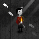 School Alone Logo