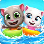 Talking Tom Pool Logo b