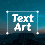 add text to photo text art