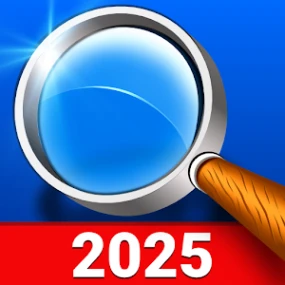 Magnifying Glass Flashlight Logo