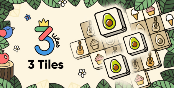 3 Tiles - Tile Matching Games 7.1.0.0 Apk + Mod for Android 1 3 tiles tile matching games cover