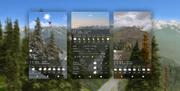 Road - Weather Live Wallpaper 1.57 Apk for Android 1 4 season road cover