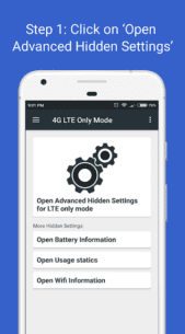 4G LTE Only Mode 2.7.4 Apk + Mod for Android 1