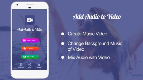 Add Audio to Video: Music Video Editor (PRO) 1.7 Apk for Android 1