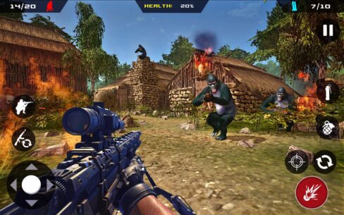 Apes Hunter 1.1.3 Apk + Mod for Android 2