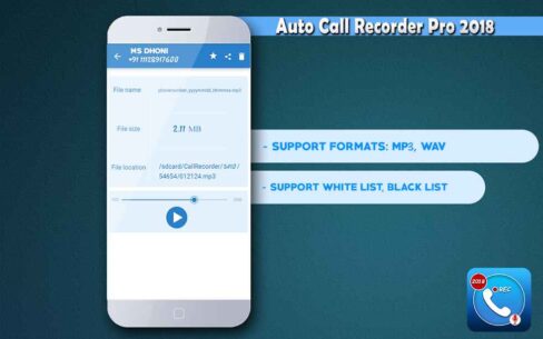 Auto Call Recorder Pro 2018 1.0 Apk for Android 4