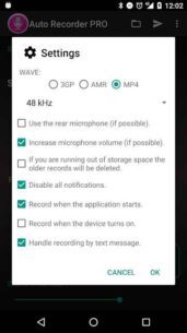 Auto Recorder PRO 1.3.8 Apk for Android 4