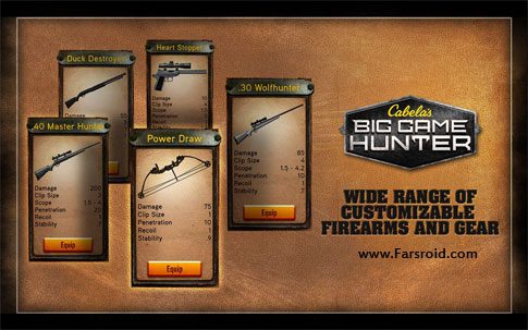 Cabela’s Big Game Hunter  1.2.1 Apk for Android 4