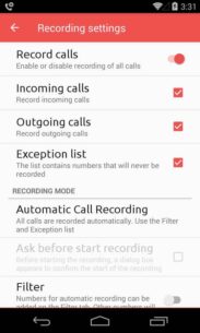 lithiumS Call Recorder Pro  0.85 Apk for Android 4