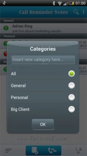 Call Reminder Notes  5.0.7 Apk for Android 1