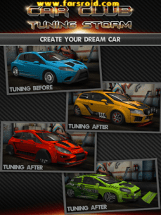 بازی مسابقات اتومبیلرانی Car Club:Tuning Storm v  اندروید 1.0 Apk for Android 1