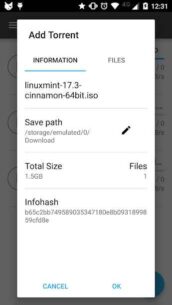 CatTorrent – Torrent Client 0.6.1 Apk for Android 1