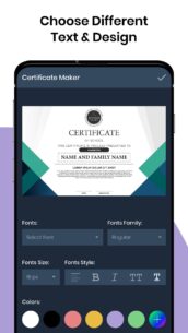 Certificate Maker & Certificate Generator App (PREMIUM) 4.9.4 Apk for Android 3