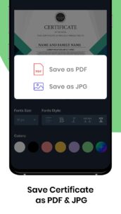 Certificate Maker & Certificate Generator App (PREMIUM) 4.9.4 Apk for Android 4