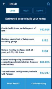 Custom Home Cost Calculator  2.0 Apk for Android 3