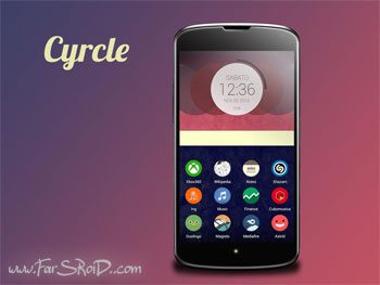 Cyrcle Icon Theme Apex Nova Go  35.0 Apk for Android 2